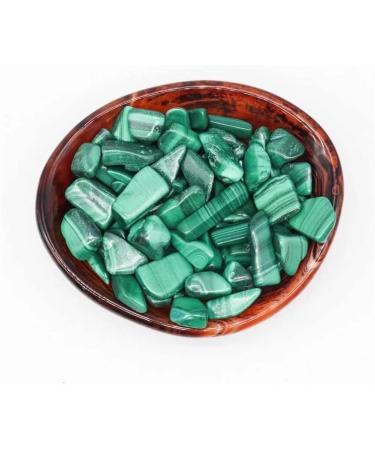 Natural Crystals and Stones 90-100g Natural Feng Shui Crystal Stone Malachite Tumbles Stone Gravel 10mm-15mm for Decorations for Decoration kaixun - Buy Online on SooperMarket.com
