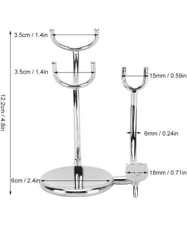 ZLXHDL Razor Stand - Premium Manual Shaving Brush & Soap Dish Holder - Durable Electroplated Metal for Perfect Grooming - Buy Online on SooperMarket.com