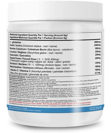 ALLBE RestoreCan L-Glutamine - 240g L Glutamine Powder Supplement for Digestive Gut Health Muscle Repair and Immune Support Non-GMO and Gluten-Free Glutamine Powder (Pack of 12) 300 g (Pack of 12) - Buy Online on SooperMarket.com