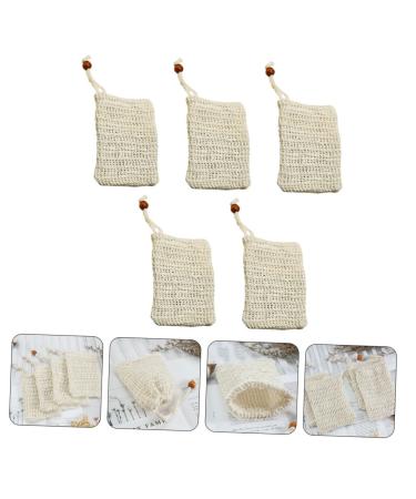 FRCOLOR 20 Pcs Sisal Soap Bags - Exfoliating Natural Soap Saver Pouches for Bathing | Eco-Friendly Soap Holder & Mesh Cleansing Net - Buy Online on SooperMarket.com