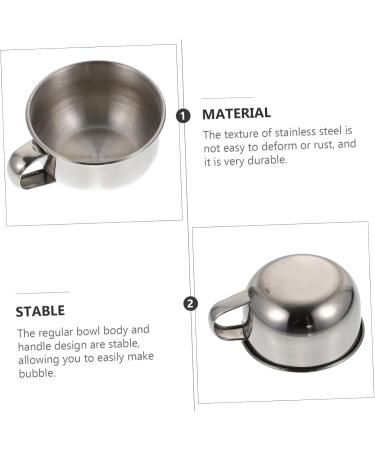 Magiclulu 8 STK Shaping Soap & Shaving Bowl Set for Perfect Wet Shave - Premium Bar Grinder & Foam Shell - Buy Online on SooperMarket.com