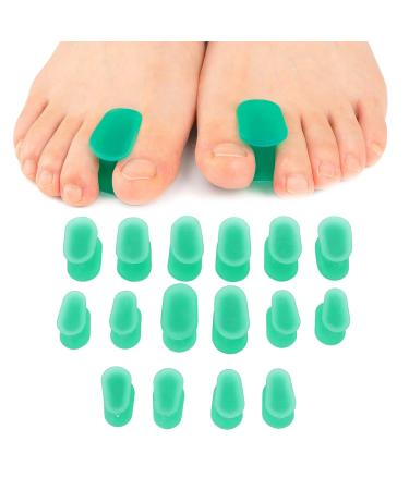 ANGGREK Gel Toe Spacer Set - 8 Pairs Silicone Toe Separator for Bunion Straightening and Toe Alignment - Hallux Valgus Corrector for Overlapping Toes - Buy Online on SooperMarket.com