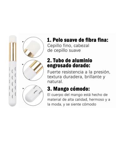 Shop Premium White Lash Brushes Set for Cleansing | Soft Eyelash Cleaning Brush & Shampoo for Extensions - Buy Online on SooperMarket.com