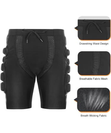 Relaxyee 3D Hip Protection Shorts | Impact-Resistant Compression Trousers for Skiing & Roller-Skating - Buy Online on SooperMarket.com