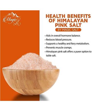 1 KG Fine Pink Himalayan Salt - Premium Quality, Unrefined & 100% Natural by Magic Salt - Buy Online on SooperMarket.com