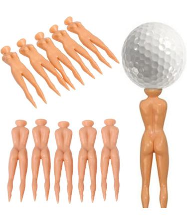 Nude Woman Plastic Golf Tees (Pack of 20) - Sexy Lady Tees for Fun Golf Training - Buy Online on SooperMarket.com