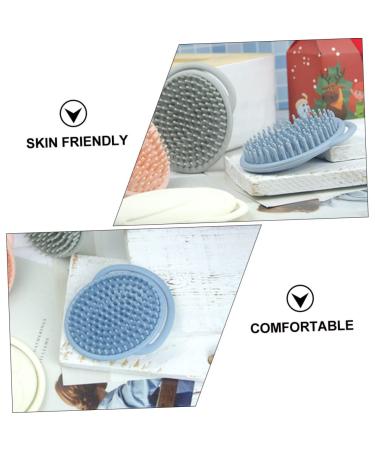 Hemoton Silicone Shampoo Brush for Babies and Kids - Blue - Buy Online on SooperMarket.com