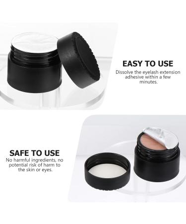 minkissy 2pcs Eyelash Remover Lash Debonder Lash Remover Cream Removing Eyelashes Cream Lash Cream Remover Makeup Cleansing Creams Eyelash Extension Miss Cleanser Fake Eyelashes Plastic 1 count (Pack of 1) Blackx2pcs - Buy Online on SooperMarket.com