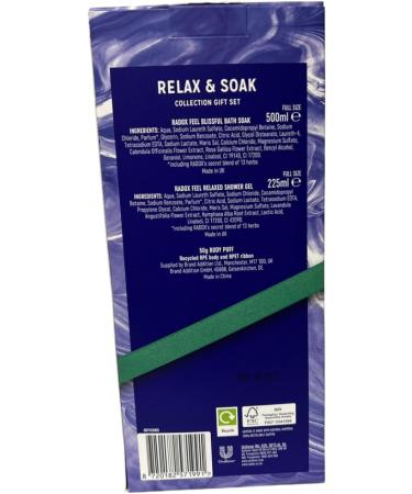 Radox Relax & Soak Set Bath Essentials for Ultimate Relaxation - Buy Online on SooperMarket.com