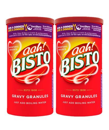 Bisto 2 x 300g Instant Gravy Granules With Welari Thank You Card Roast Meat Fish Vegetable Dinner Sauce Jus (600g)