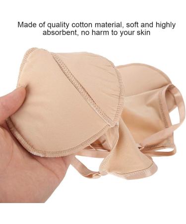 Adjustable Reusable Underarm Sweat Pads - Skin Color Armpit Guards with Elastic Strap - Buy Online on SooperMarket.com