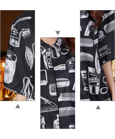PLAFOPE Womens Jacket Fiber Vintage Aprons for Women Ladies Barber Jacket Barber Coat 84x60cm - Buy Online on SooperMarket.com