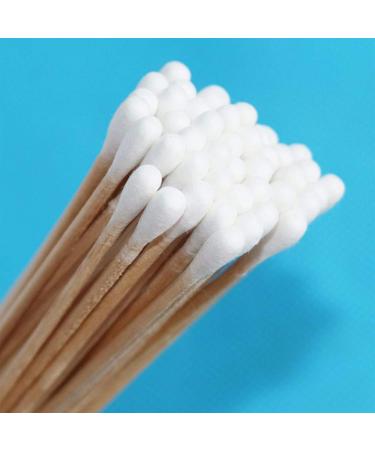 WT-DDJJK Cleaning Swabs - 100/200pcs 6 Long Wooden Handle Cotton Swab Applicators for Efficient Cleaning | International Shipping Available - Buy Online on SooperMarket.com