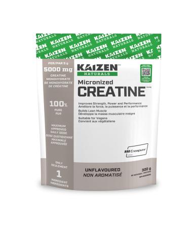 Kaizen Naturals Micronized Creatine Monohydrate Unflavoured 300g Pouch