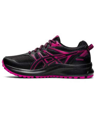 ASICS Women's Trail Scout 2 Running Shoes 8.5 Black/Fuchsia Red