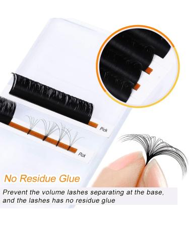 Volume Lash Extensions .07 Easy Fan Volume Lashes 8-16mm Self Fanning Eyelash Extensions C/CC/D/DD Curl Supplies (0.07 CC Mix-8-16mm) - Buy Online on SooperMarket.com