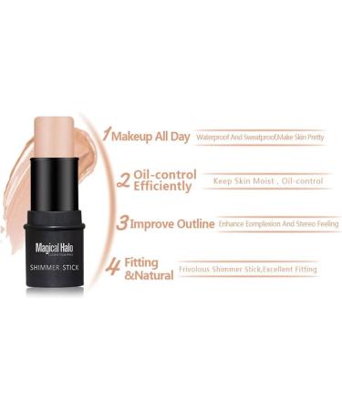 FILFEEL Highlighter Stick Highlight Powder Shade Contour Makeup Foundation Stick(1) - Buy Online on SooperMarket.com