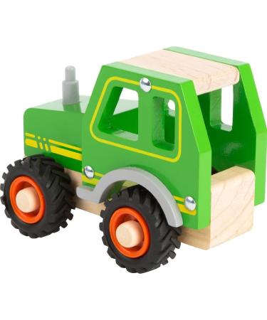 Small Foot Tractor - 100% FSC-Certified Wood Toy with Large Rubber Tires for Ages 18 Months & Up - Eco-Friendly Green Children's Ride-On - Buy Online on SooperMarket.com