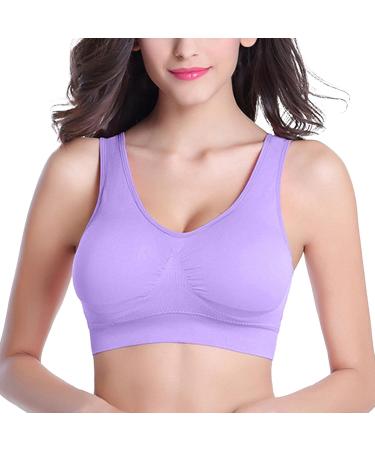 CreoQIJI Women's Corsets & Bustiers - Breathable Wireless Sleep Bra (3 Pack S-6XL) - Comfortable Sports Bra in Pink - Buy Online on SooperMarket.com