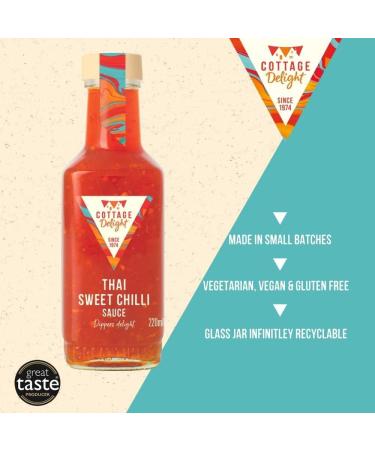 Cottage Delight Thai Sweet Chilli Sauce - Authentic & Spicy Condiment - Buy Online on SooperMarket.com