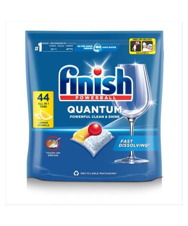 Finish Quantum All In One Lemon Dishwasher Tablets 44pk
