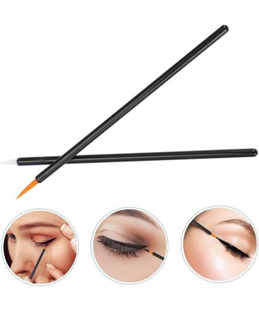 BELLIFFY 100pcs Disposable Eyelash Brush Cosmetic Brush Makeup Eyeliner Flat Eyeliner Brush Plastic - Buy Online on SooperMarket.com