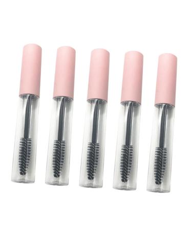 Healeved 5pcs Mascara Tube Makeup Mini Mascara Eyelash Cream Tubes Lipstick Tube Abs