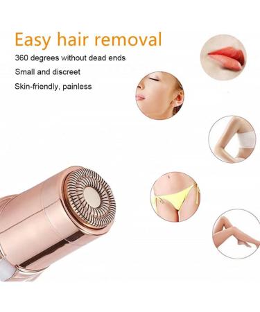 BECHY Facial Hair Remover Replacement Heads - Compatible with Finishing Touch Flawless, 18K Rose Gold, Double Halo Design - for Women, As Seen on TV - Buy Online on SooperMarket.com