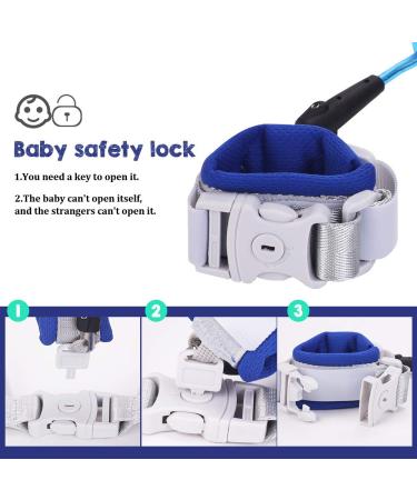 Child Backpack Leash for Toddlers & Kids - 98 Inch Child Safety Walking Leash | Blue (Pack of 1) - Buy Online on SooperMarket.com