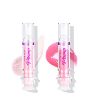 Lip Plumping Booster Plumping Lip Oil with Chili Extract Plump & Pout Lip Plumper Slightly Spicy Lip Plumping Gloss Fuller Lips Instantly Hydrating High-Shine