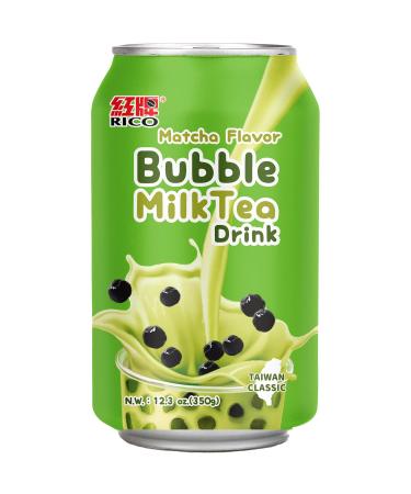 RICO - Bubble Milk Tea Drink Matcha - 1 X 350 ML Matcha 1-Pack