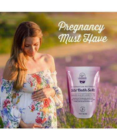 Lavender Sitz Bath Salt 2 lbs - Postpartum Care Soak for New Moms | Postpartum Gifts for Women - Buy Online on SooperMarket.com
