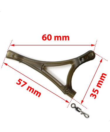 10-Piece Anti-Tangle Set for Carp Fishing Rigs - No Complication No Tangling Compatible with Fishing Levy - Buy Online on SooperMarket.com