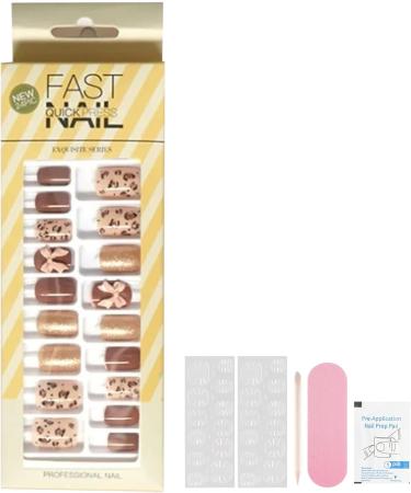 Semi Cured Gel Pedi Strips: Colorful Self Adhesive Nail Wraps for Long Lasting Manicure - Buy Online on SooperMarket.com
