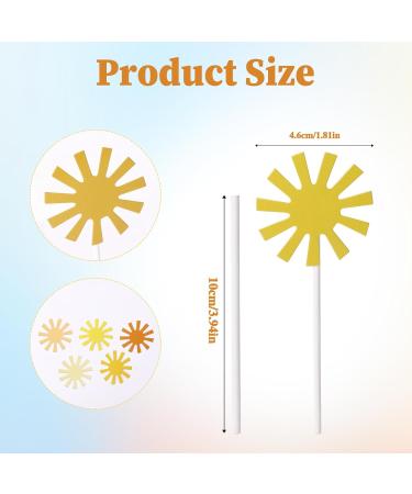 50 Pcs Little Sun Cupcake Toppers First Birthday Decoration Shower Sunshine Cup Cake Decorations Sunshine 1st Birthday Cake Topper Prop Decoration - Buy Online on SooperMarket.com