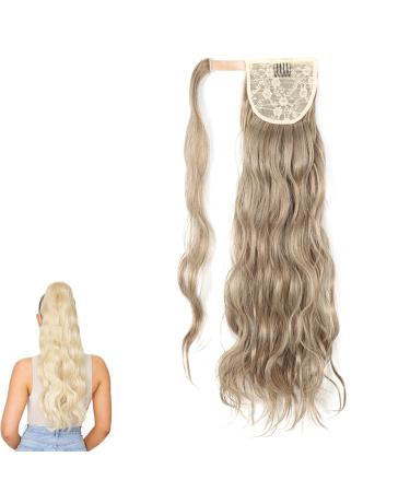 prinfantasy Ponytail Hair Extension Long Wavy Wrap Around Ponytails Extensions Synthetic Hairpieces for Women MW136 GBMW136 24 inch