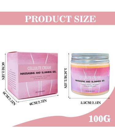Cellulite Cream Mustard Ointment 100g - Active Massage Treatment for Waist Stomach Arms Hips & Thighs - Buy Online on SooperMarket.com