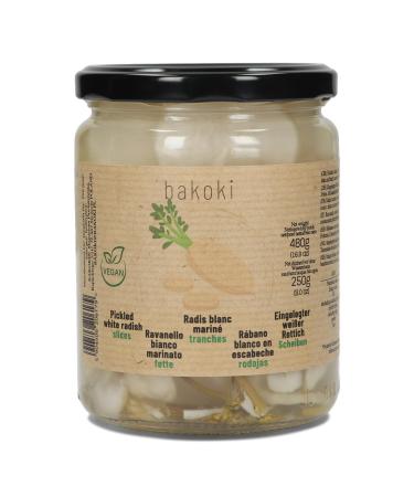 BAKOKI Premium pickled radish in slices 480g (1 pack) Radish 480 g (1 pack)
