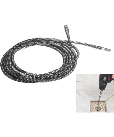 8/10 Meters Electric Drill Drain Dredging Tool - Sink Cleaner for Kitchen & Toilet Pipes - Buy Online on SooperMarket.com