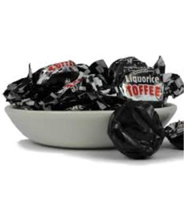Walkers Liquorice Toffee Sweets 200g Bundle with TinTastic Silver Refillable Window Lid Tin Individually Wrapped and Gluten-Free Creamy Treat for Home Desk or Travel - Buy Online on SooperMarket.com