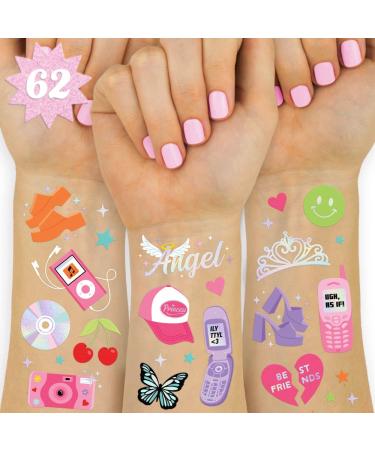 xo  Fetti Y2K Party Temporary Tattoos - Y2K Party Decoration  2000's Party Favor  Birthday Party Supplies