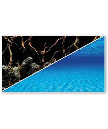 AMTRA MYSTIC - Aquarium poster background aquarium decoration decorative poster with double print format 60x150cm 60x150 cm - Buy Online on SooperMarket.com
