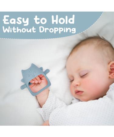Fixed Toys for Babies | 2-Piece Silicone Bite Rings for Teething Relief | Ideal Baby Shower Gifts | Perfect for Toddlers (Boys & Girls) | Shop Internationally - Buy Online on SooperMarket.com