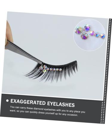 5 Pairs Diamond Rhinestone Color Eyelashes - Natural False Lashes for Women - Buy Online on SooperMarket.com