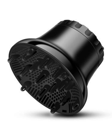 Universal Hair Diffuser Hairdryer Attachment Suitable for Diameter 1.4 in to 2.6 inch Hair Drying Adjustable Professional Salon Tool for Curly and Natural Wavy Hair