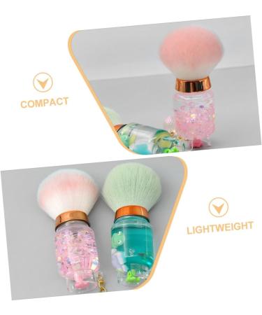 Mikinona Nail Dust Brush Small Brush for Makeup Facial Makeup Brush Loose Powder Brush Women Makeup Brush Blush Brush for Women Makeup Powder Brush Highlighter Brush Pink Cosmetic Miss Tool 9.00X3.50X3.50CM Pink - Buy Online on SooperMarket.com