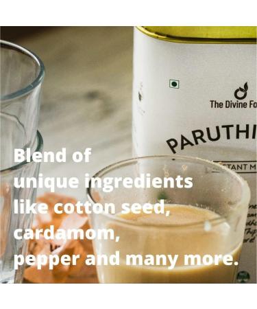 The Divine Foods Paruthi Paal - Cotton Seed Latte Mix 500g - Natural Antioxidant & Cholesterol Detox Drink - Buy Online on SooperMarket.com