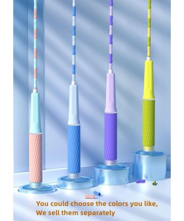 VIIBASE Soft Beaded Jump Rope - Adjustable Tangle-Free Segmented Skipping Rope for Kids, Men, and Women - Fitness Training and Weight Loss - Blue - Buy Online on SooperMarket.com