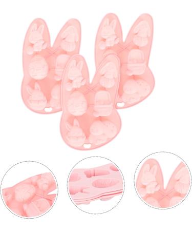 Zerodeko 3pcs Rabbit Mold Ice Cube Molds Rabbit Cookie Molds Easter Candle Molds Ice Cube Trays De para Gelatinas Cookie Molds for Baking Easter Cookie Molds Silica Gel Candy Silicone Mold - Buy Online on SooperMarket.com