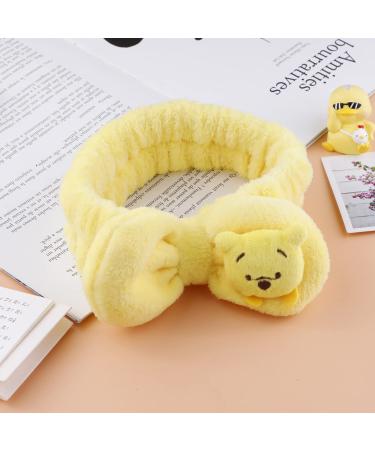 G-Ahora Winnie Headband Spa Makeup Headband Bowknot Adjustable Elastic Hair Band for Girls Women Winnie Lover.(HB-Pooh) HB-Pooh A - Buy Online on SooperMarket.com